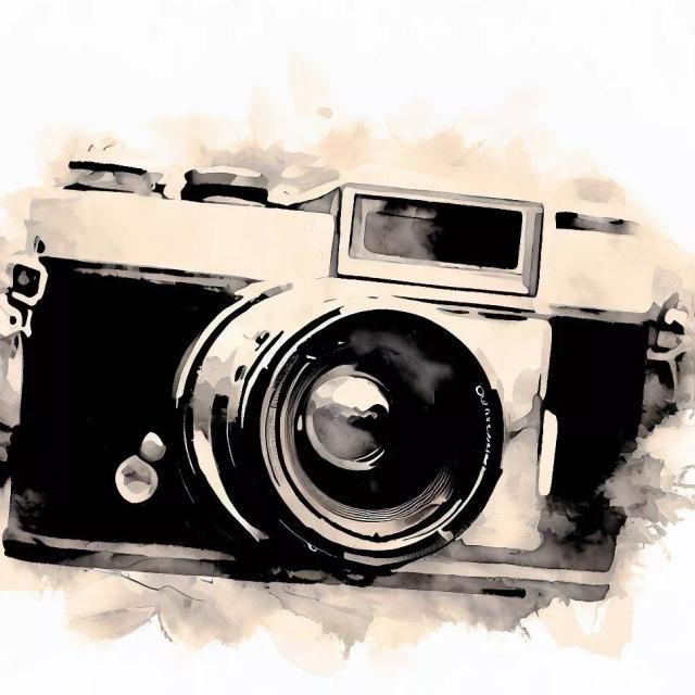 A Camera in Chinese Painting style