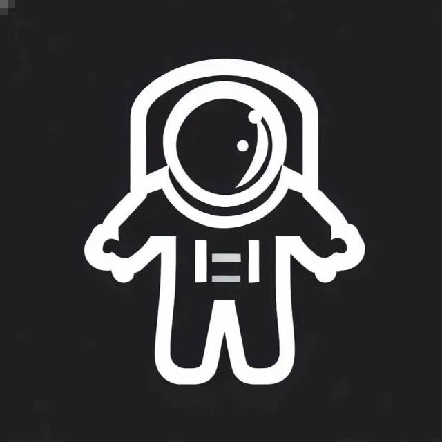 An Astronaut in Iconic style