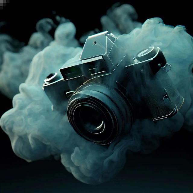 A Camera in Smoke style